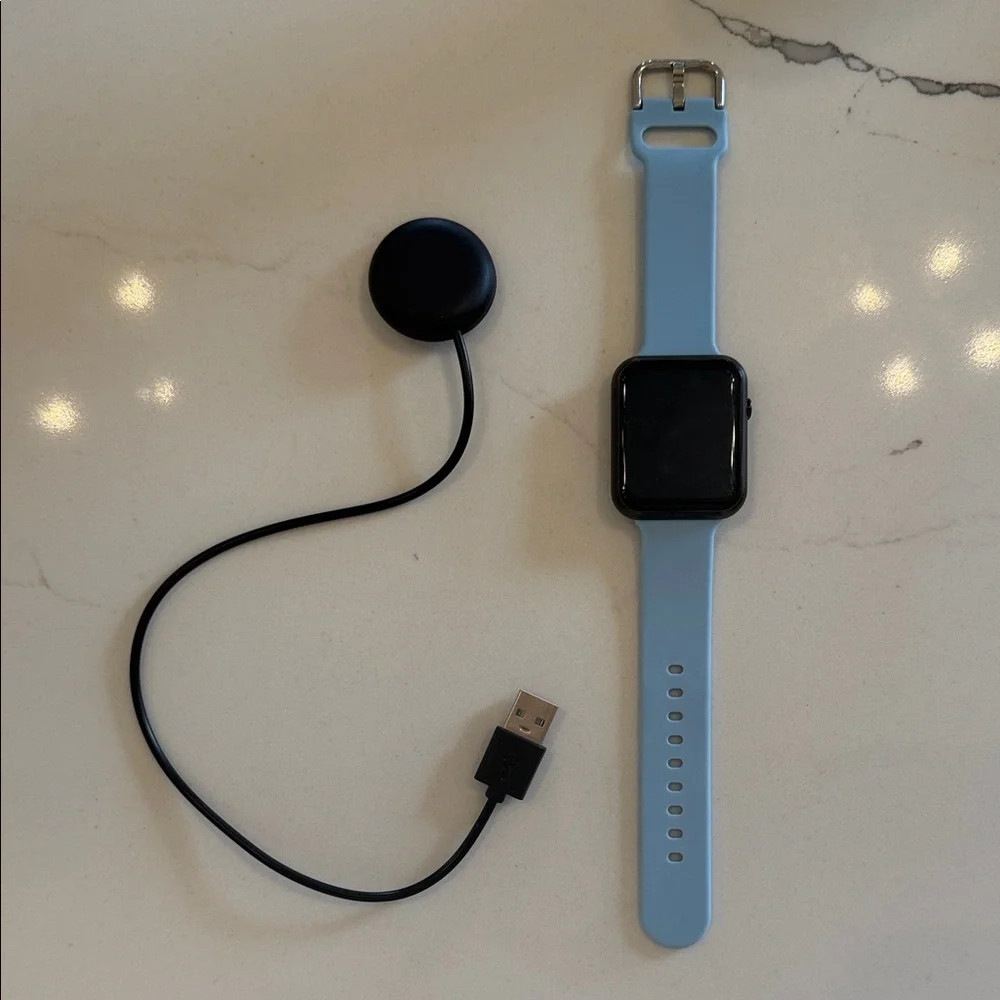 iTouch AIR 4 Smartwatch with Silicone Blue Band